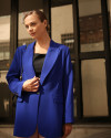 Milena Saks Mavisi Blazer Ceket Milena Saks Mavisi Blazer Ceket