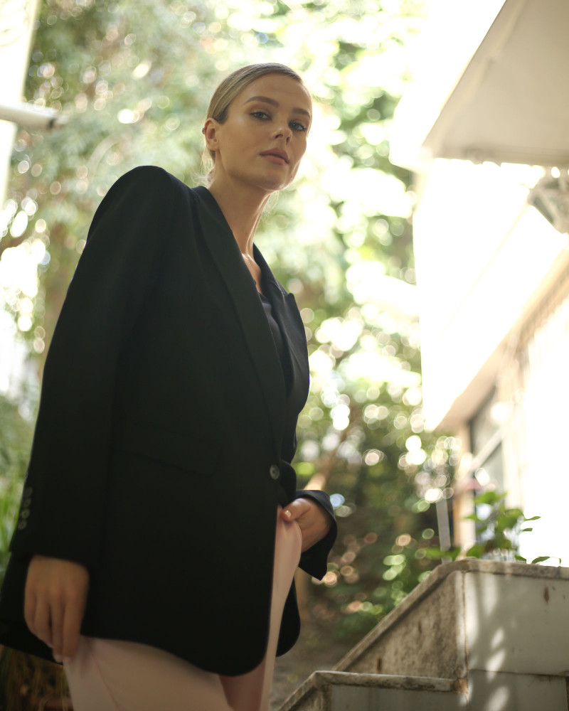 Milena Siyah Blazer Ceket Milena Siyah Blazer Ceket