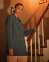 Anna Black Petrol Mavisi Blazer Ceket Anna Black Petrol Mavisi Blazer Ceket